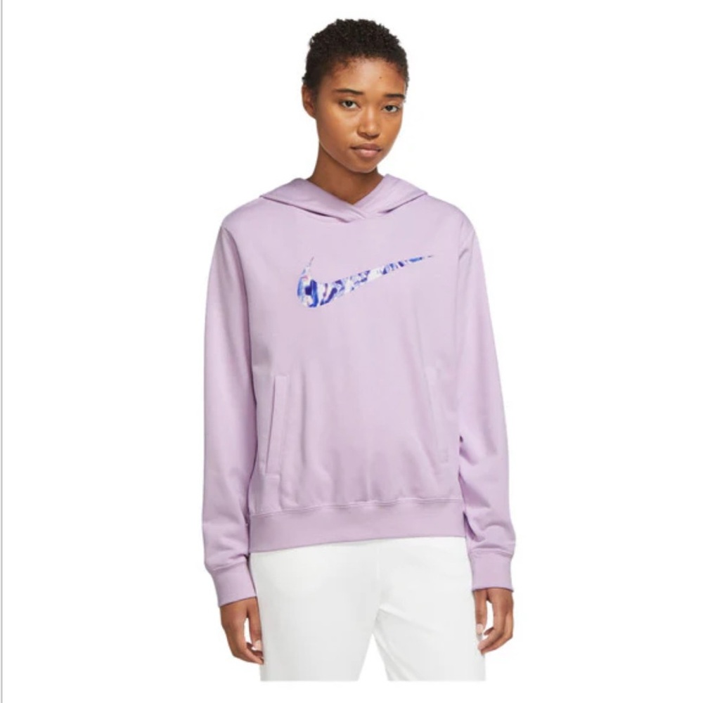 Nike Women's Dri-fit Light Purple Hoodie